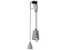 Buster + Punch Hooked 3-Light Steel Gray Mini Pendant