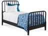 Braxton Culler Lind Island Black Rubberwood Wood Twin Panel Bed