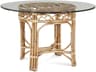Braxton Culler Chippendale 60 Round Glass Dining Table