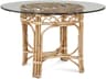 Braxton Culler Chippendale Round Glass Dining Table