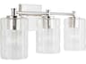 Capital Lighting Emerson 3-Light Polished Nickel Vanity Light