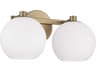 Capital Lighting Ansley 2-Light Aged Brass Vanity Light