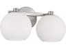 Capital Lighting Ansley 2-Light Brushed Nickel Vanity Light