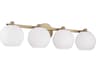 Capital Lighting Ansley 4-Light Aged Brass Vanity Light