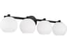 Capital Lighting Ansley 4-Light Matte Black Vanity Light
