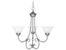 Capital Lighting Hometown 3-Light Matte Nickel Chandelier