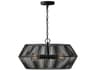 Capital Lighting Kaiya 4-Light Matte Black Drum Pendant
