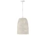 Capital Lighting Naomi 1-Light Chalk White Dome Pendant