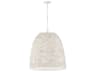 Capital Lighting Naomi 3-Light Chalk White Dome Pendant