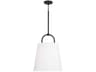 Capital Lighting Brody 1-Light Matte Black Empire Pendant