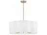 Capital Lighting Sabine 6-Light Matte Brass Pendant