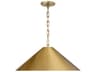 Capital Lighting Avery 1-Light Aged Brass Pendant