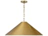 Capital Lighting Avery 1-Light Aged Brass Pendant