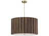 Capital Lighting Cody 4-light Matte Brass Round Pendant