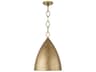 Capital Lighting Francesca 1-light Feathered Gold Pendant