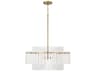 Capital Lighting Blair 4-light Aged Brass Round Pendant