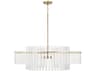 Capital Lighting Blair 6-light Aged Brass Pendant