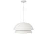 Capital Lighting Jensen 1-light Matte White Pendant