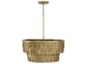 Capital Lighting Arden 4-light Ancestral Gold Geometric Pendant