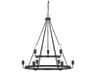 Capital Lighting Tanner 9-Light Matte Black Chandelier