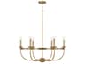 Capital Lighting Rylann 6-Light Aged Brass Chandelier