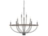 Capital Lighting Greyson 12-Light Bronze Candelabra Chandelier