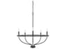 Capital Lighting Greyson 5-Light Matte Black Candelabra Chandelier