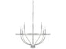 Capital Lighting Greyson 8-Light Brushed Nickel Candelabra Chandelier