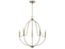 Capital Lighting Madison 5-Light Aged Brass Candelabra Chandelier