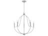 Capital Lighting Madison 5-Light Brushed Nickel Candelabra Chandelier
