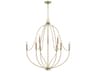 Capital Lighting Madison 9-Light Aged Brass Candelabra Chandelier