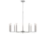 Capital Lighting Portman 9-Light Brushed Nickel Candelabra Chandelier