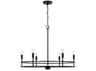 Capital Lighting Fuller 6-Light Matte Black Round Chandelier