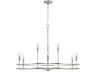 Capital Lighting Fuller 9-Light Brushed Nickel Candelabra Chandelier