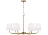 Capital Lighting Brody 6-Light Aged Brass Empire Chandelier