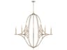 Capital Lighting Claire 12-Light Brushed Champagne Gold Candelabra Chandelier