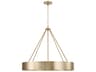 Capital Lighting Weller 4-Light Matte Brass Round Chandelier