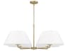 Capital Lighting Parson 4-Light Matte Brass Chandelier