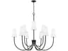 Capital Lighting Averitt 9-Light Matte Black Candelabra Chandelier