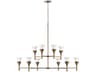 Capital Lighting Nola 10-Light Mystic Luster Brass Candelabra Chandelier