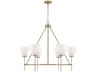 Capital Lighting Joss 6-Light Aged Brass Chandelier