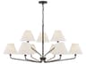 Capital Lighting Chadwick 9-Light Espresso Black Chandelier