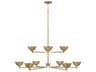 Capital Lighting Francesca 10-light Feathered Gold Bowl Candelabra Chandelier