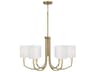 Capital Lighting Adrian 6-light Aged Brass Chandelier