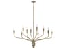 Capital Lighting Palmer 10-light Antiqued Brass Candelabra Chandelier