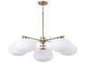 Capital Lighting Soren 6-light Aged Brass Globe Round Chandelier
