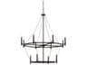 Capital Lighting Lancaster 12-Light Black Iron Chandelier