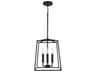 Capital Lighting Thea 4-Light Matte Black Candelabra Chandelier