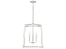 Capital Lighting Thea 4-Light Mystic Sand Off White Candelabra Chandelier
