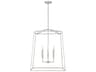 Capital Lighting Thea 4-Light Mystic Sand Off White Candelabra Chandelier